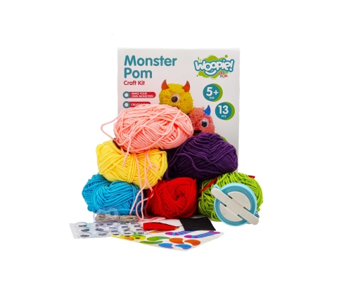 WOOPIE ART&FUN Zestaw Kreatywny Zrób Potworka Monster Pom