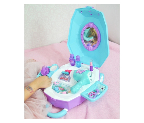 WOOPIE Toaletka dla Dziewczynki 2w1 Salon Piękności w Walizce