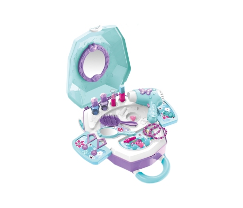 WOOPIE Toaletka dla Dziewczynki 2w1 Salon Piękności w Walizce