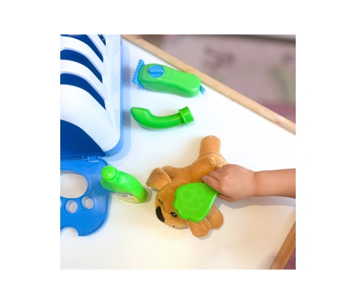 WOOPIE Zestaw Małego Weterynarza Piesek Transporter 6 el.