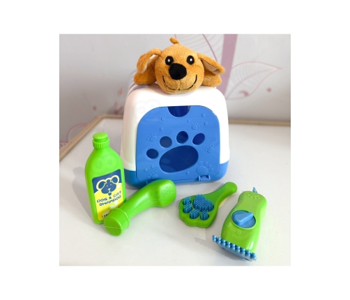 WOOPIE Zestaw Małego Weterynarza Piesek Transporter 6 el.