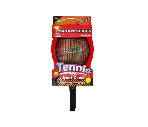 WOOPIE Duże Rakietki do Tenisa Badminton dla Dzieci Zestaw + Piłka Lotka