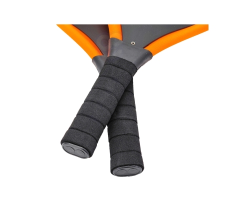 WOOPIE Duże Rakietki do Tenisa Badminton dla Dzieci Zestaw + Piłka Lotka