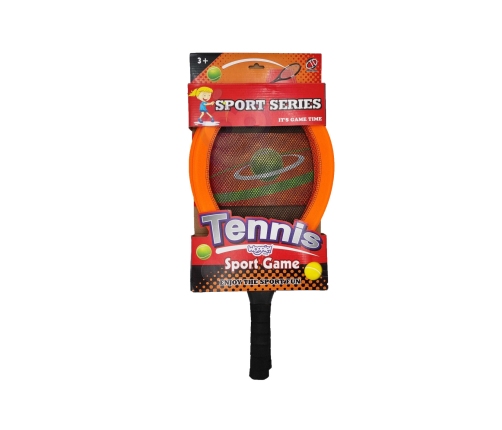 WOOPIE Duże Rakietki do Tenisa Badminton dla Dzieci Zestaw + Piłka Lotka