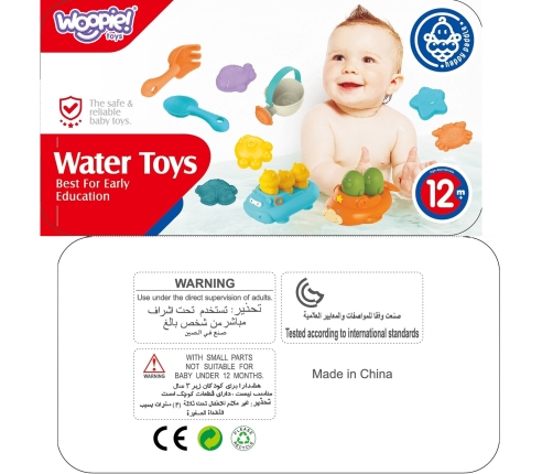 WOOPIE BABY Zestaw do Wody Kąpieli Piasku 15 el.