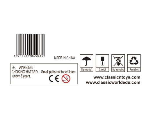CLASSIC WORLD EDU Instrument Muzyczny Dzwoneczki dla Dzieci