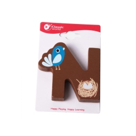 CLASSIC WORLD Деревянная буква N