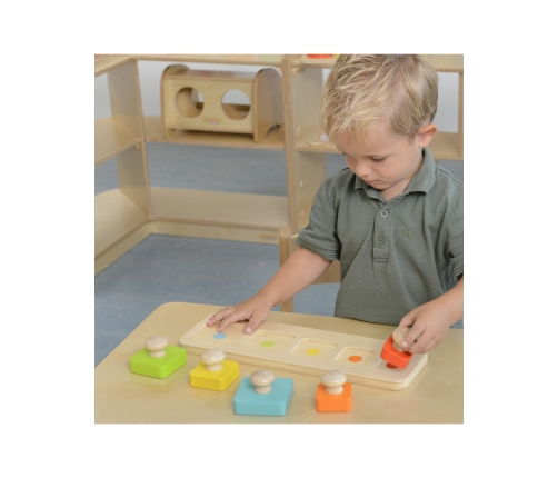 MASTERKIDZ Układanka Nauka Rozmiarów i Kolorów Montessori