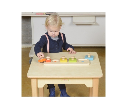 MASTERKIDZ Układanka Nauka Rozmiarów i Kolorów Montessori