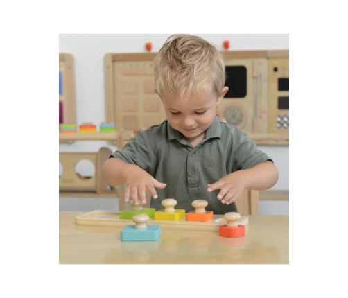 MASTERKIDZ Układanka Nauka Rozmiarów i Kolorów Montessori