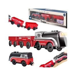 WOOPIE Lokomotywa Elektryczna Pociąg Wagony na Magnes WOOPIE Lokomotywa Elektryczna Pociąg Wagony na Magnes