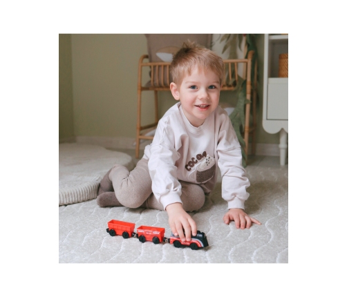 WOOPIE Lokomotywa Elektryczna Pociąg Wagony na Magnes