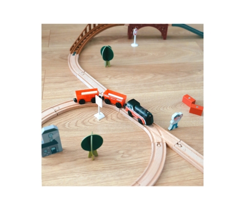 WOOPIE Lokomotywa Elektryczna Pociąg Wagony na Magnes