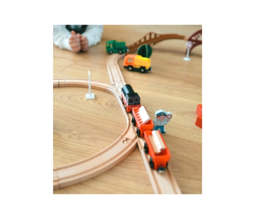 WOOPIE Lokomotywa Elektryczna Pociąg Wagony na Magnes