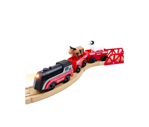 WOOPIE Lokomotywa Elektryczna Pociąg Wagony na Magnes