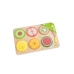 CLASSIC WORLD Drewniane Owoce do Krojenia na Rzepy + Nauka Ułamków i Dzielenia MONTESSORI 23 el.