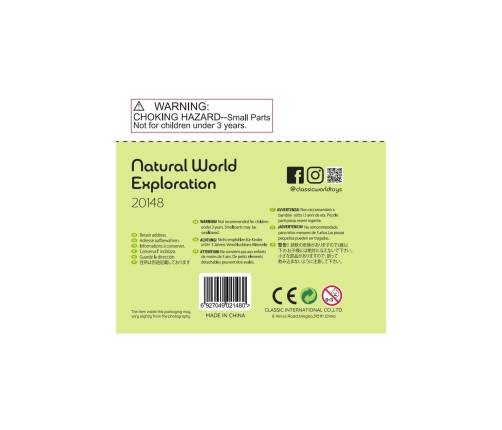 CLASSIC WORLD Mikroskop 2w1 Lupa dla Dzieci Eksploracja Świata Przyrody