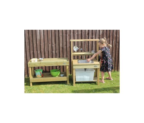 CLASSIC WORLD EDU Drewniany Blat Kuchenny Szafka na Akcesoria Kuchenne Plac Zabaw