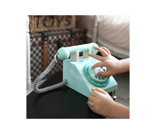CLASSIC WORLD Klasyczny Drewniany Telefon dla Dzieci 4 el.