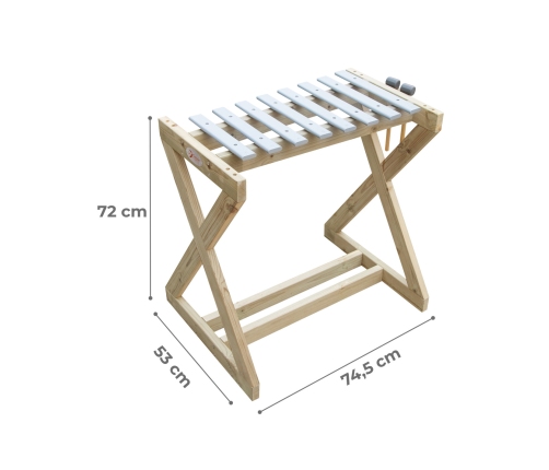 CLASSIC WORLD EDU Instrument Muzyczny Ksylofon Duże Cymbałki