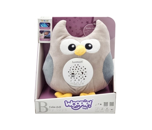 WOOPIE BABY Przytulanka Usypiacz Projektor 2w1 Sówka - 10 Kołysanek