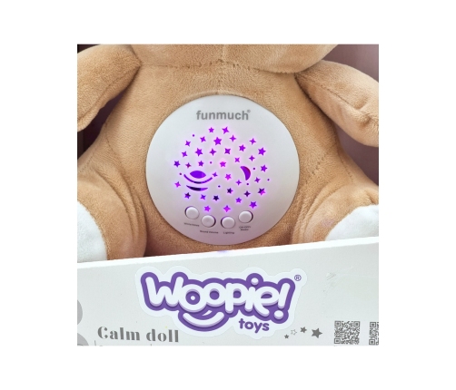 WOOPIE BABY Przytulanka Usypiacz Projektor 2w1 Miś - 10 Kołysanek