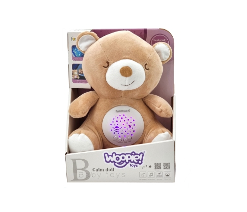 WOOPIE BABY Przytulanka Usypiacz Projektor 2w1 Miś - 10 Kołysanek