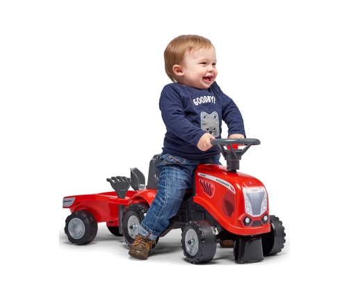 Stumjamā mašīna traktors ar piekabi FALK Baby Mac Cormick