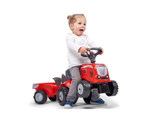 Stumjamā mašīna traktors ar piekabi FALK Baby Mac Cormick