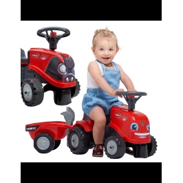 Stumjamā mašīna FALK Traktors Baby Case IH Red