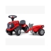 Stumjamā mašīna FALK Traktors Baby Case IH Red