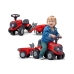Stumjamā mašīna FALK Traktors Baby Case IH Red