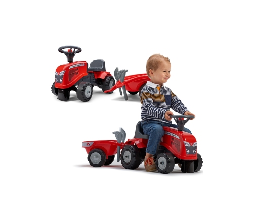 FALK Stumjamā mašīna - traktors Baby Massey Ferguson