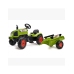 FALK Traktorek Claas Zielony na Pedały Klakson Przyczepa od 2 Lat.