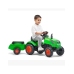 FALK Traktorek X Tractor Zielony z Przyczepką Klakson od 2 Lat