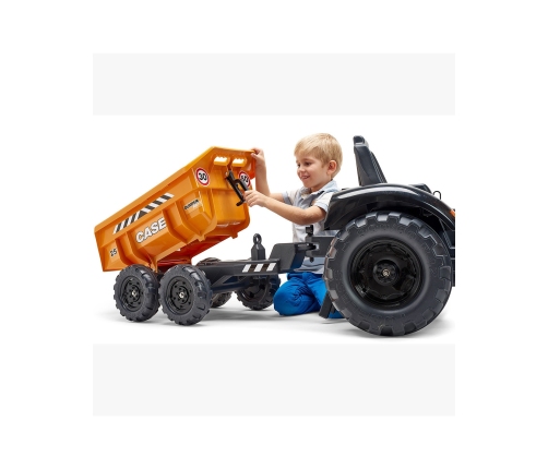 Трактор с ковшом и прицепом FALK Case IH Backhoe