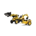 Трактор с педалями с ковшом и прицепом FALK KOMATSU Yellow