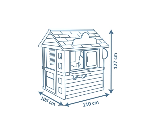 Bērnu dārza mājiņa SMOBY Sweety Corner