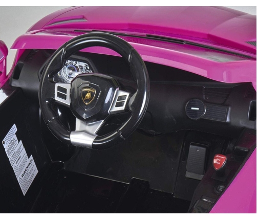 Bērnu elektroauto FEBER Lamborghini Aventador Pink
