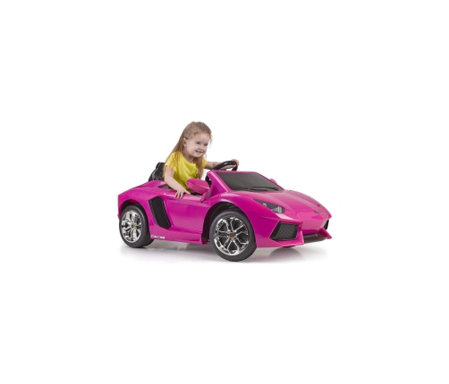 Bērnu elektroauto FEBER Lamborghini Aventador Pink