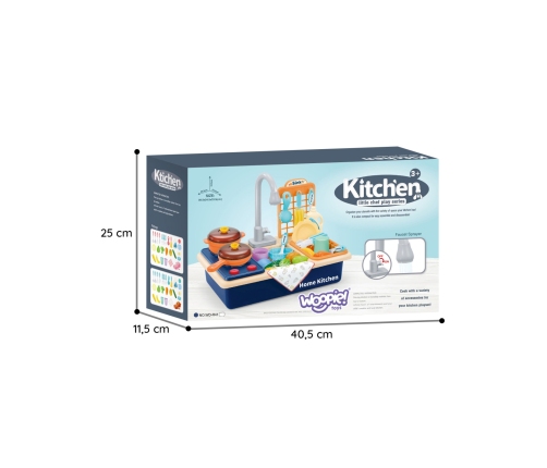 WOOPIE Izlietne 2in1 Bērnu virtuve