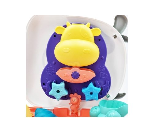 WOOPIE Zestaw do Piasku 3w1 Walizka Krówka Stolik Wodny