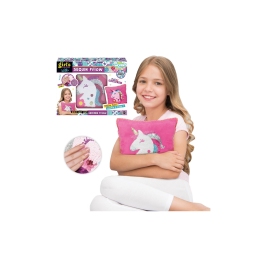 WOOPIE ART&FUN Zestaw Kreatywny Poduszka do Ozdobienia Jednorożec