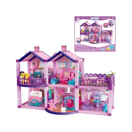 Leļļu mājiņa WOOPIE PONY FANTASY VILLA 120 el.