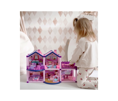 Leļļu mājiņa WOOPIE PONY FANTASY VILLA 120 el.