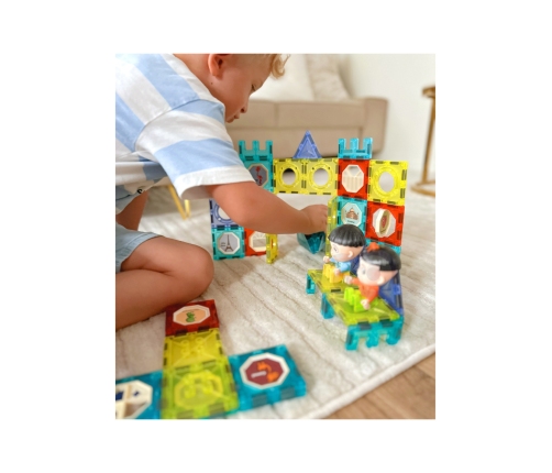 WOOPIE Klocki Magnetyczne Zamek 98 el.