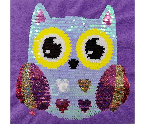 WOOPIE ART&FUN Zestaw Kreatywny Poduszka do Ozdobienia Sówka