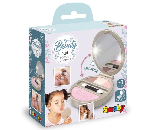 SMOBY My Beauty Puderniczka z Lusterkiem i Światłem Kompaktowa