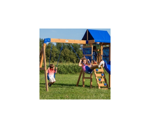 Drewniany Plac Zabaw Aurora Domek Zjeżdżalnia Backyard Discovery