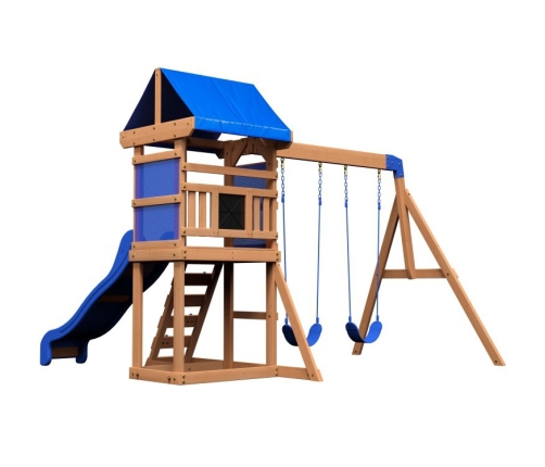 Drewniany Plac Zabaw Aurora Domek Zjeżdżalnia Backyard Discovery